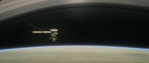 Grand Finale: Cassini in the Gap (Illustration)
