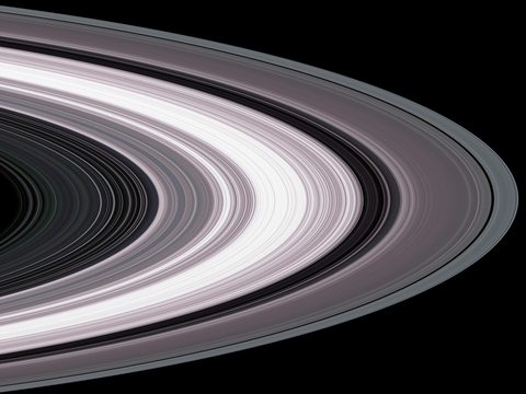 Small Particles in Saturn Rings